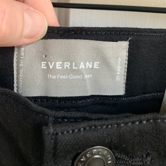 NWT Everlane The Feel Good Jean Black Size 31 - Picture 4 of 5